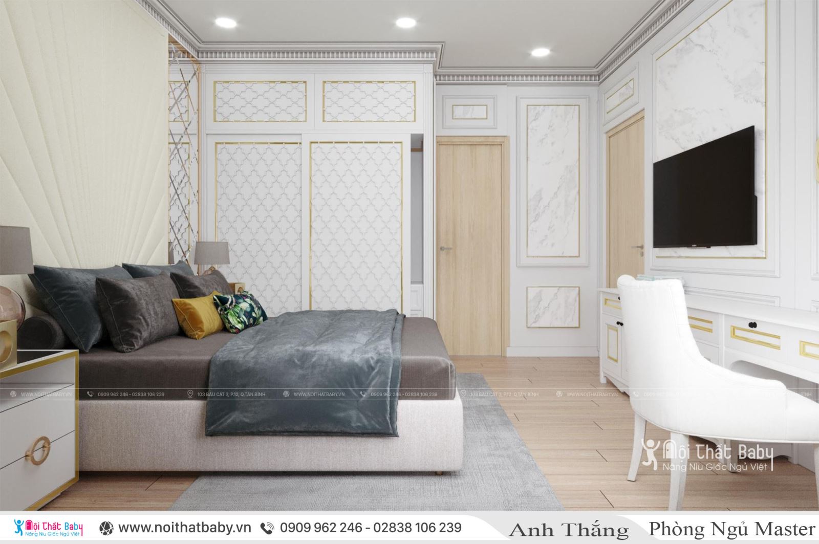 Khám phá nội thất căn 106m2 Chung cư Emerald Celadon City